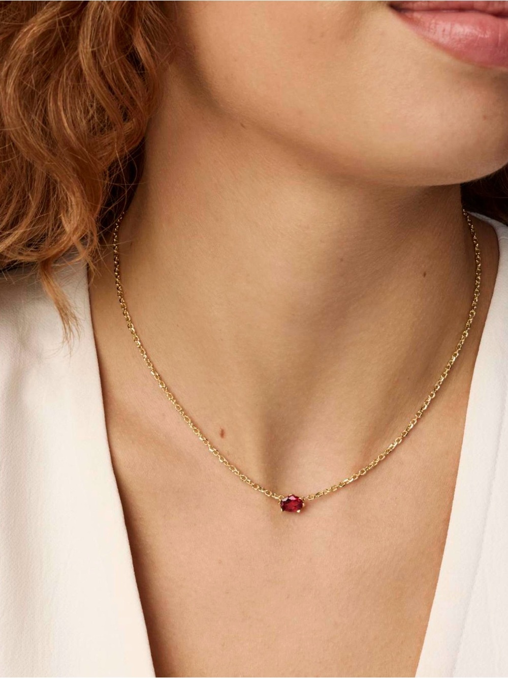 Kendra Scott Cailin Gold July Pendant Necklace